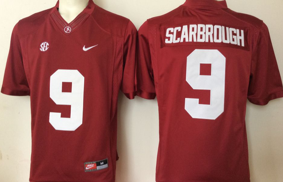 NCAA Men Alabama Crimson Tide #9 Bo Scarbrough